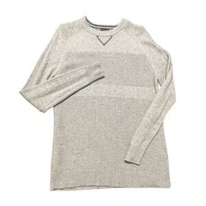 Smartwool Ripple Ridge Merino Wool Silk Pullover Sweater Gray Medium Men MINT